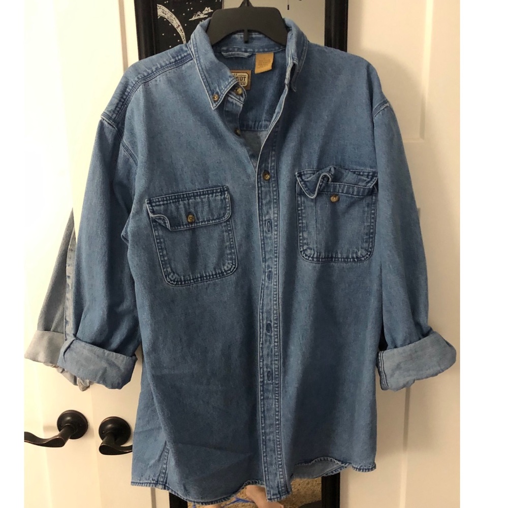 DENIM SHIRT large
